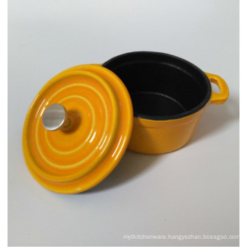 Enamel cast iron mini casserole